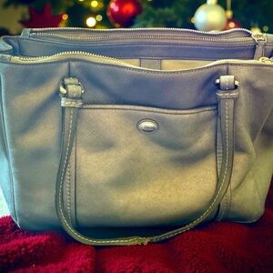 Coach Pre-Loved Peyton Double Zip F25669